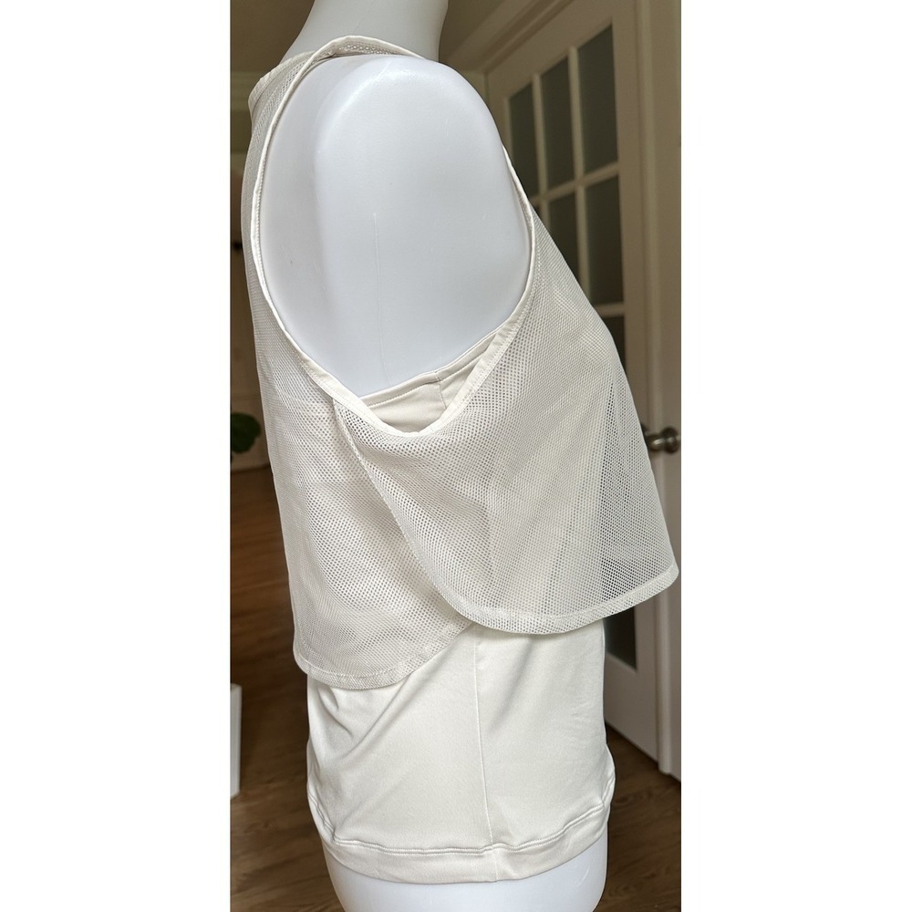 Nike Court Elevated Essential Dry Tank light orewood brown/white Tennis Top M - Picture 4 of 9